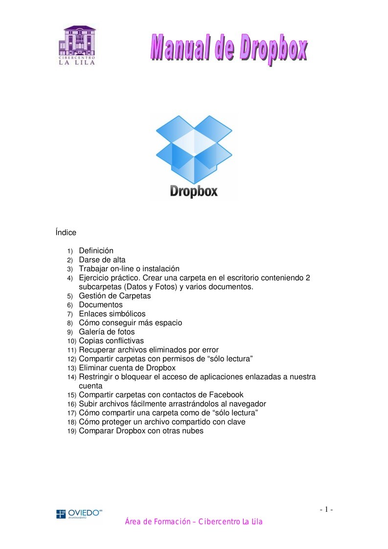 Imágen de pdf MANUAL DE DROPBOX